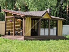 Закрытая беседка ШАЛЕ