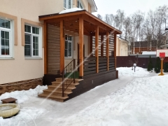 Пристройка к дому крыльцо 2,4х5,95м