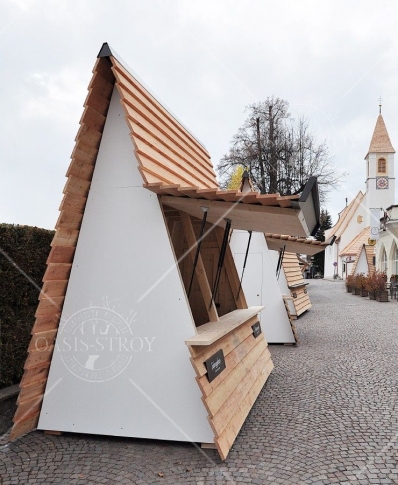 Ярмарочный домик A-frame house, фото 4