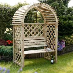 Беседка арка из дерева