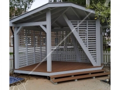 Угловая беседка ГЕОМЕТРИЯ