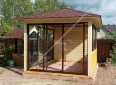 Застекленная беседка ВОЗДУХ