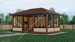 Закрытая беседка Residence 1