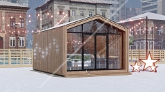 Ярмарочный домик Barn house 6х4м