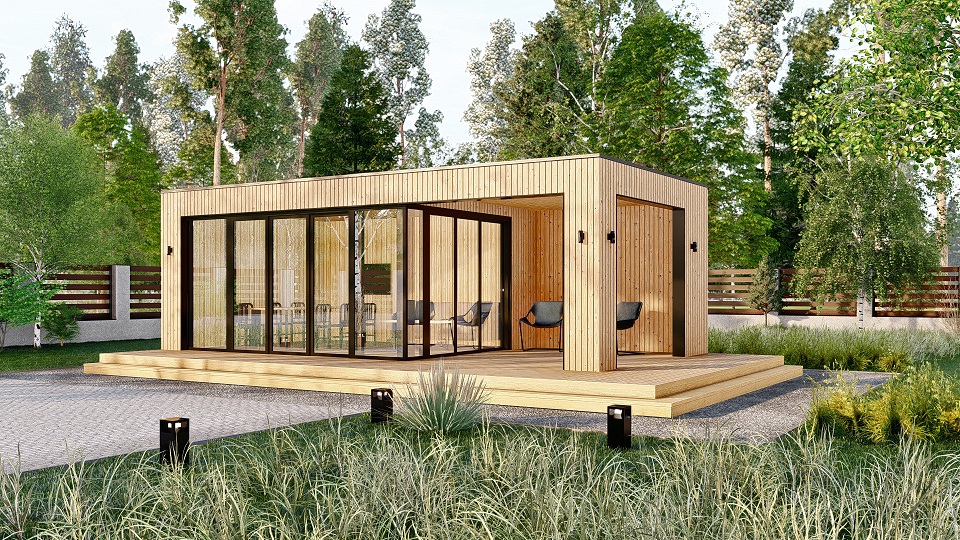 Закрытая беседка Residence 4 (4х8)