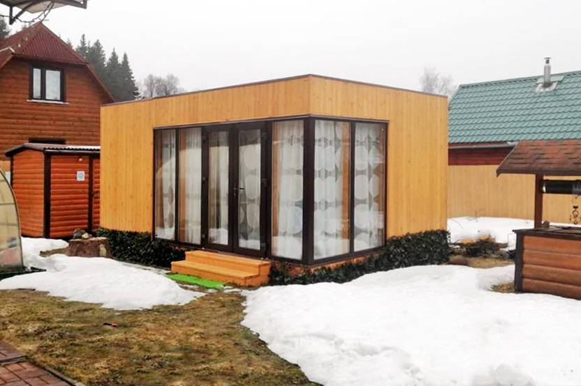 Панорамная беседка 4х6 м